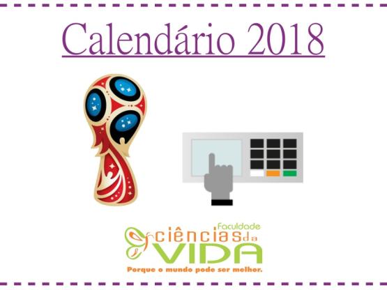Calendário acadêmico 2018