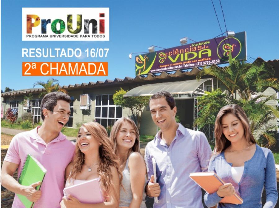 Processo seletivo PROUNI 2º semestre 2018