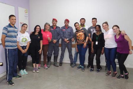 Brigadistas da FCV recebem treinamento do Corpo de Bombeiros