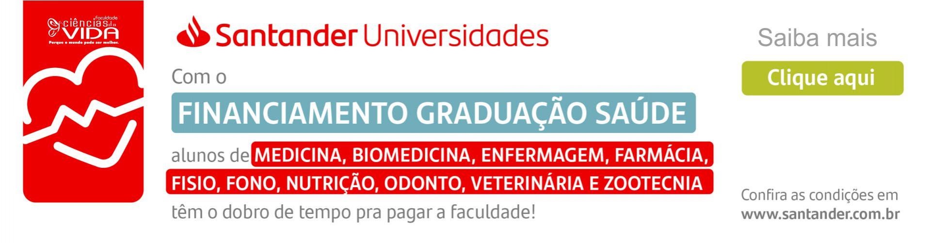 Financiamento estudantil Santander