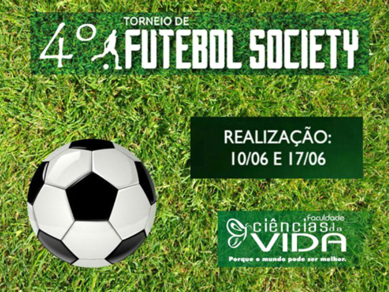 Confira a programação do 4º Torneio de Futebol Society da FCV