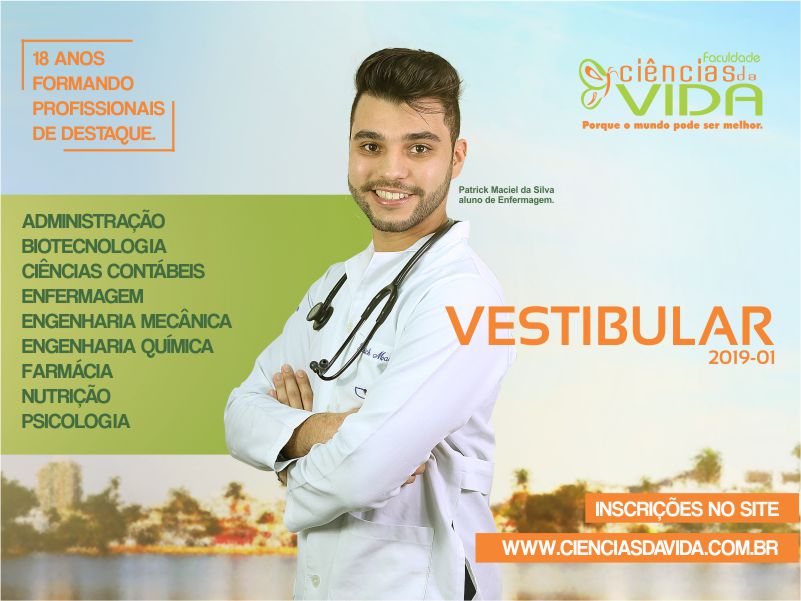 18 anos formando profissionais de destaque – Vestibular 2019-1º