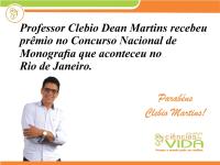 Professor de Enfermagem recebe prêmio em Curso de Monografia