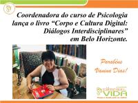 Coordenadora de Psicologia lança o livro Corpo e Cultura Digital