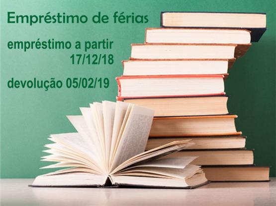 Empréstimo de livros nas férias
