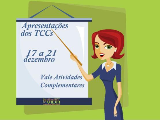 Confira o cronograma das apresentações dos TCCs 2018-2