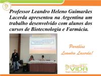 Professor apresentou no exterior trabalho desenvolvido com alunos
