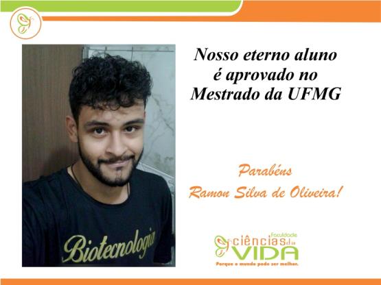 Nosso eterno aluno é aprovado no Mestrado da UFMG