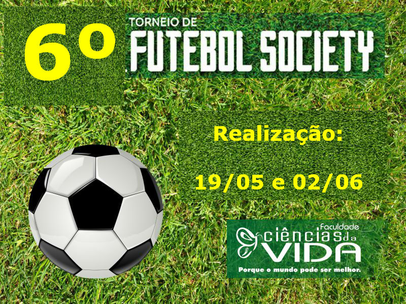 Abertas as inscrições para o 6º Torneio de Futebol Society da FCV