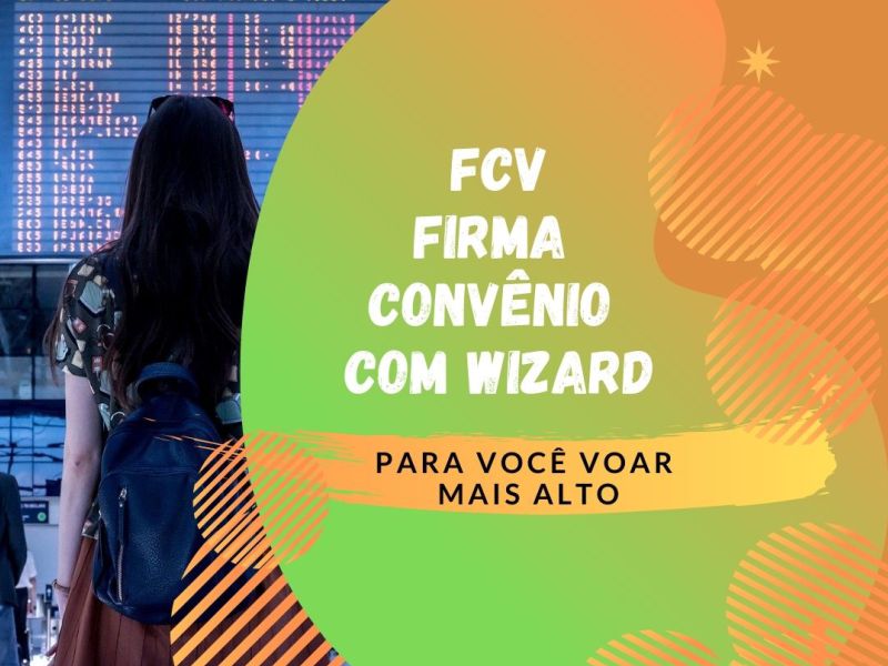 FCV firma convênio com a escola de idiomas Wizard