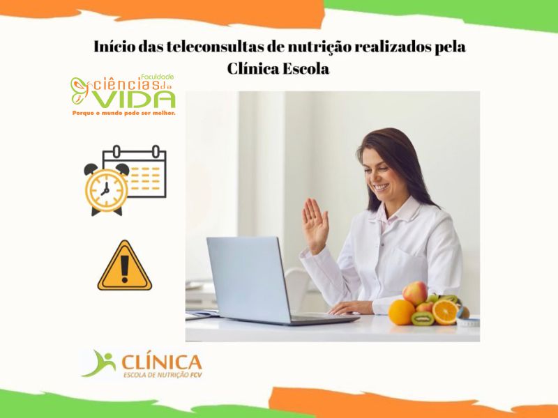 Clínica Escola de Nutrição inicia Teleconsulta