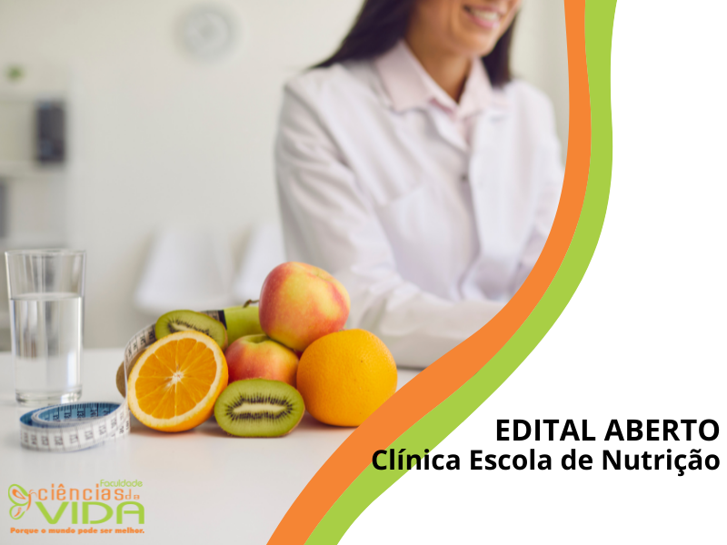 Edital aberto para a Clínica Escola de Nutrição FCV