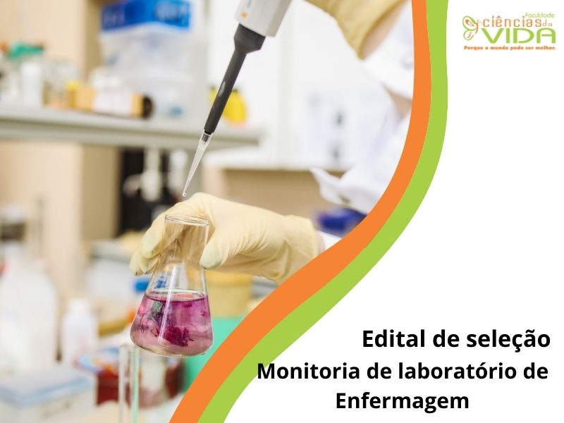 Edital de seleção  Monitoria de laboratório de Enfermagem